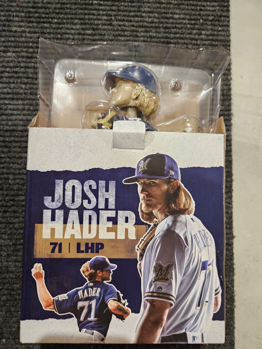 Josh Hader Milwaukee Brewers Blue Bobblehead